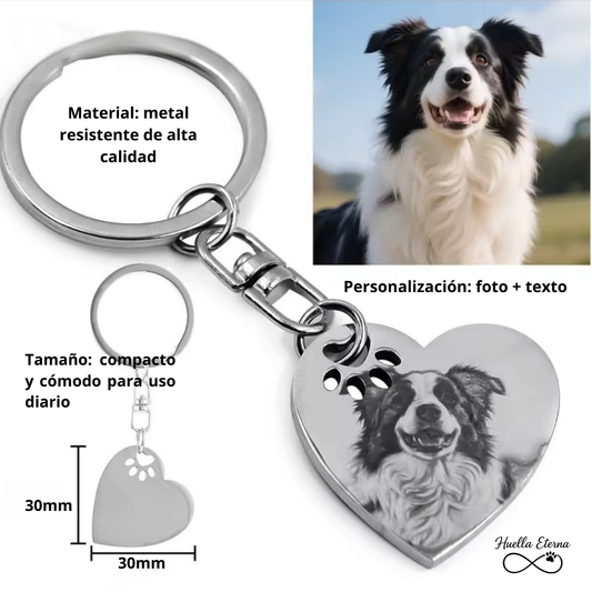 Llavero personalizado con foto y texto – Un recuerdo para llevar siempre