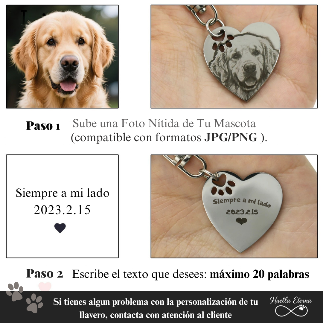 Llavero personalizado con foto y texto – Un recuerdo para llevar siempre